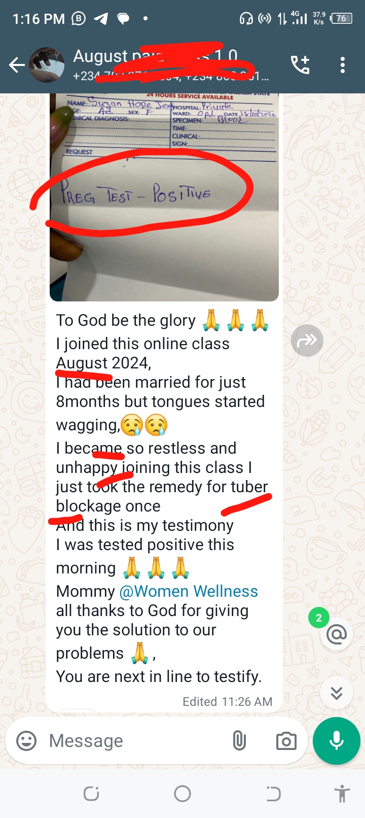 Customer Chat Screenshot