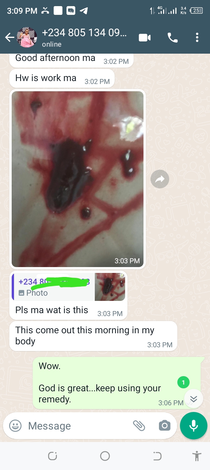 Customer Chat Screenshot